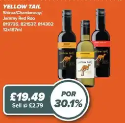Bestway Yellow Tail Shiraz/Chardonnay Jammy Red Roo offer