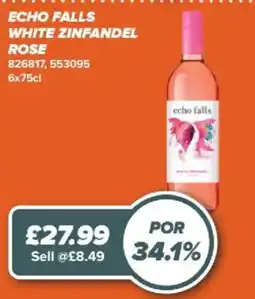 Bestway Echo Falls white zinfandel rose offer