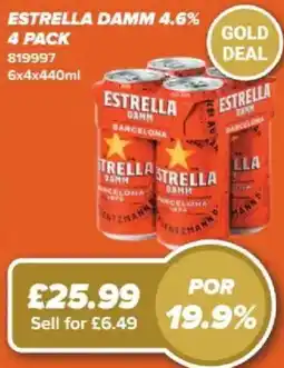 Bestway Estrella Damm offer