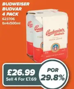 Bestway Budweiser Budvar offer