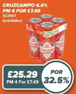 Bestway Cruzcampo offer