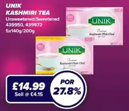 Bestway Unik kashmiri tea offer