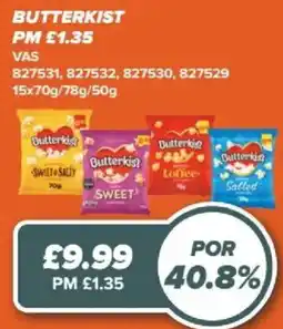Bestway Butterkist crisps offer