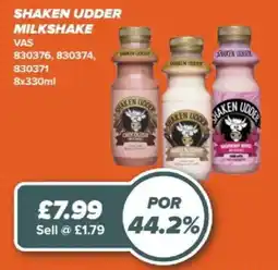 Bestway Shaken Udder milkshake offer