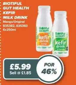 Bestway Biotiful gut health kefir milk drink offer