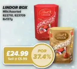 Bestway Lindt lindor box offer
