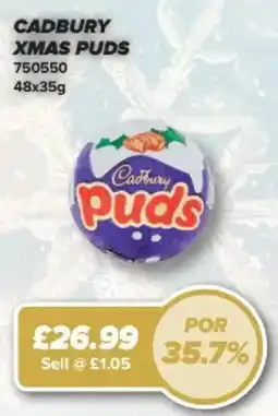 Bestway Cadbury xmas puds offer
