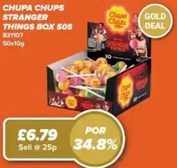 Bestway Chupa Chups stranger things box 50s offer