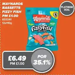 Bestway Maynards bassetts fizzy fish jellies offer