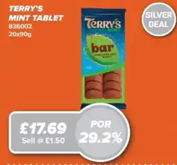 Bestway Terry's mint tablet offer