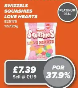 Bestway Swizzels squashies love hearts offer