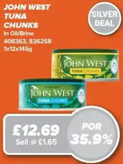 Bestway John West tuna chunks offer