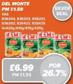 Bestway Del Monte peach slices offer