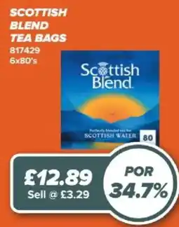 Bestway Scottish blend tea bags offer