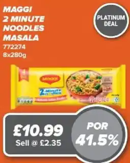 Bestway Maggi 2 minute noodles masala offer