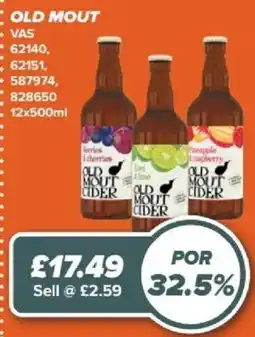 Bestway Old Mout cider offer