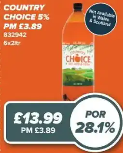 Bestway Country choice dry apple cider offer
