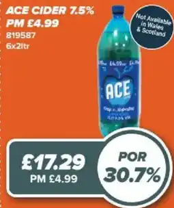 Bestway Ace cider offer