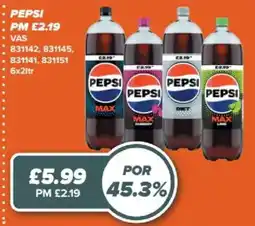 Bestway Pepsi max offer