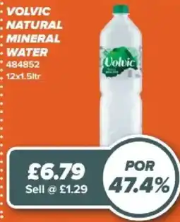 Bestway Volvic natural mineral water offer