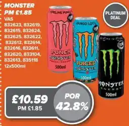 Bestway Monster energy drink offer