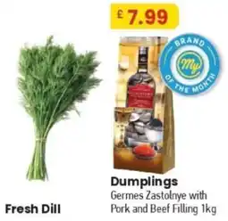 MyMINIMIX Dumplings Germes Zastolnye with Pork and Beef Filling offer
