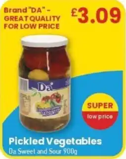 MyMINIMIX Da pickled vegetables offer
