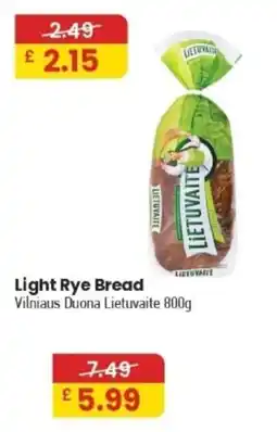 MyMINIMIX Light Rye Bread offer