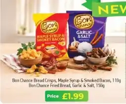MyMINIMIX Bon Chance bread crisps, maple syrup & smoked bacon offer