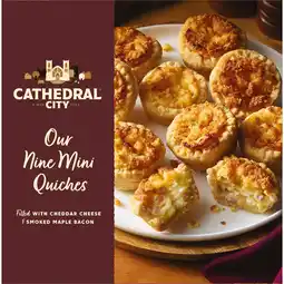 Iceland Cathedral City Our 9 Mini Quiches 189g offer