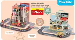 Aldi Wooden Play World offer