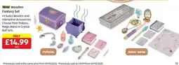 Aldi New Wooden Fantasy Set offer