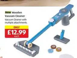 Aldi New Wooden Vacuum Cleaner offer