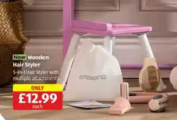 Aldi New Wooden Hair Styler offer