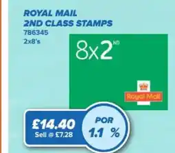 Bestway Royal mail 2nd class stamps offer