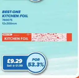 Bestway Best-one kitchen foil offer