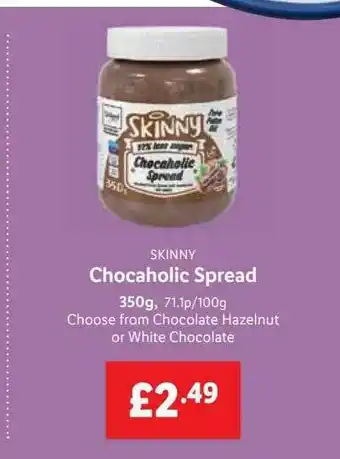 Lidl Skinny Chocaholic Spread offer