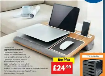 Lidl Livarno Home Laptop Workstation offer