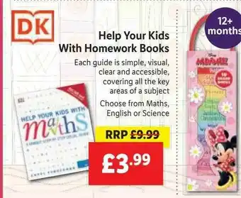 Lidl Help Your Kids With Homework Books Dk offer