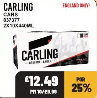 Carling original lager