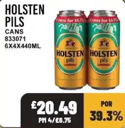 Bestway Holsten pils cans offer