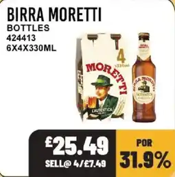 Bestway Moretti bottles offer