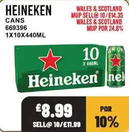 Bestway Heineken cans offer