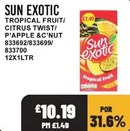 Bestway Sun exotic tropical fruit offer