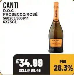 Bestway Canti prosecco/rose offer