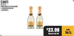 Bestway Canti prosecco/rosé offer
