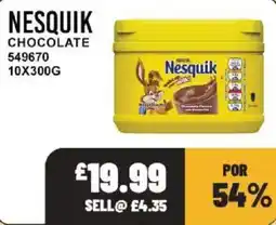 Bestway Nesquik chocolate offer