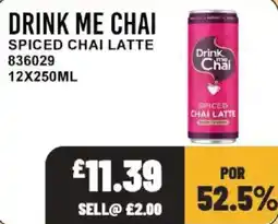 Bestway Drink me chai spiced chai latte offer