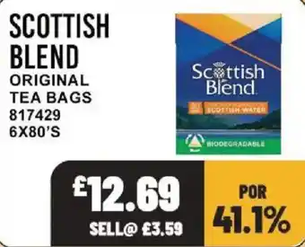 Bestway Scottish blend original tea bags offer
