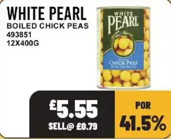 Bestway White pearl boiled chick peas offer